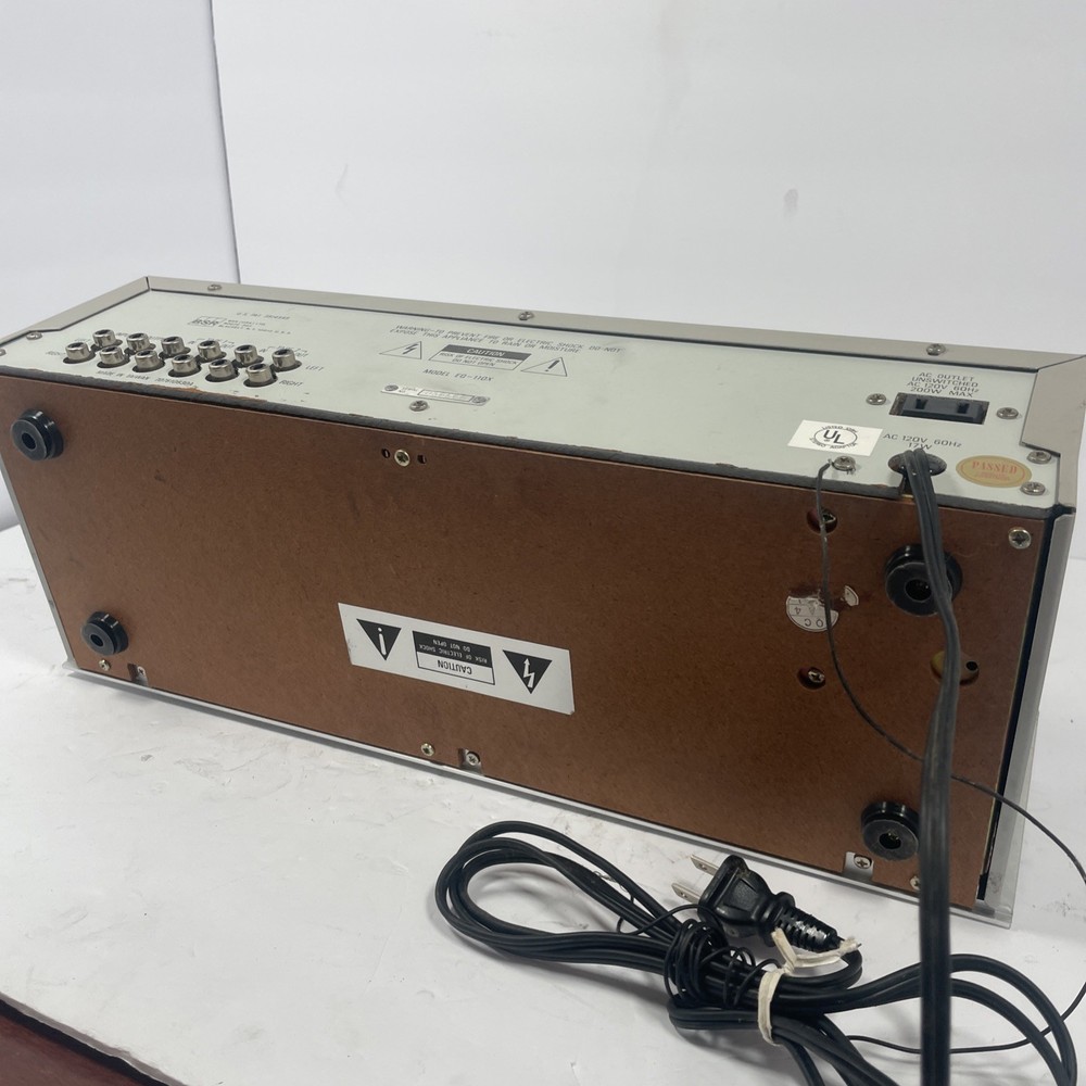 Vintage BSR EQ-110X Stereo Frequency Equalizer - Tested Working