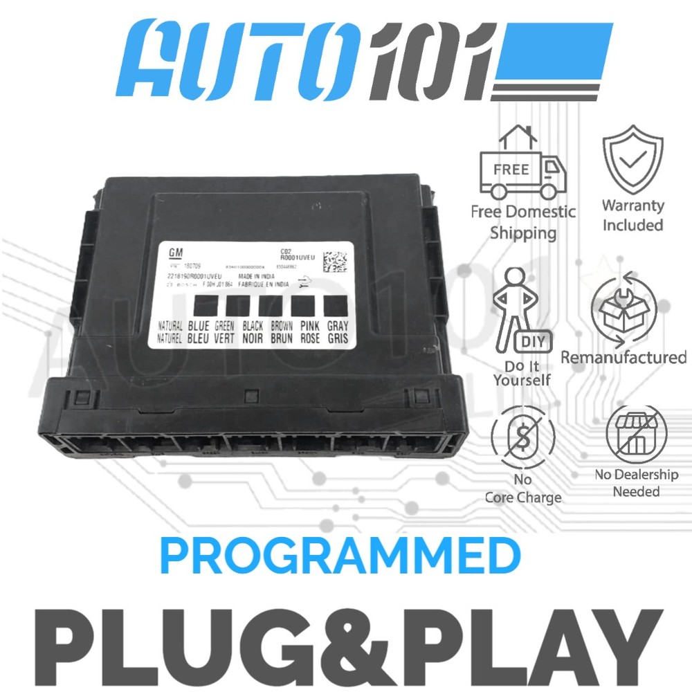 VIN Programmed 2017 GMC Sierra Body Control Module 13528945 GM