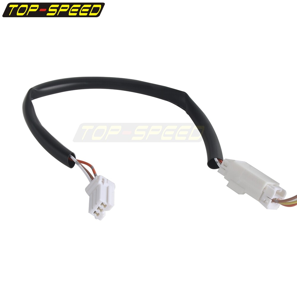 Black Custom Dynamics Quick Disconnect Trunk Pack Wiring For Harley 1997-2013