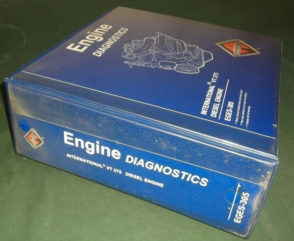 INTERNATIONAL VT-275 ENGINE DIAGNOSTICS SERVICE TROUBLESHOOTING MANUAL EGES-305