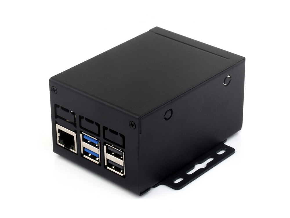 Waveshare Industrial Grade Metal Case D for Raspberry Pi 5 Larger Internal Space