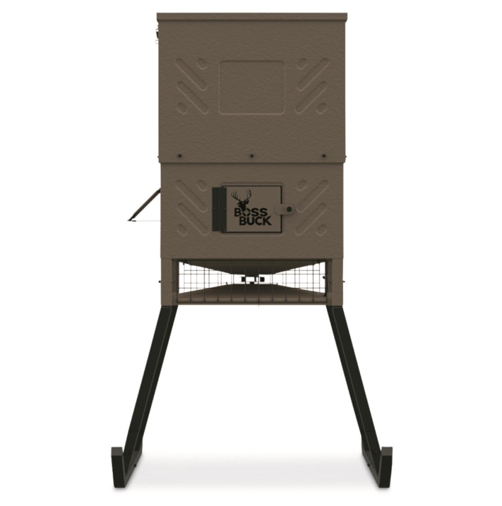 600-lb. Stand & Fill Feeder W/ Solar Panel Large LCD Timer For Easy Visibility