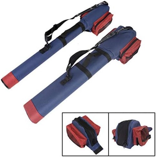 Durable Dual Fly Rod Case with Adjustable Shoulder Strap - Ultimate Protection