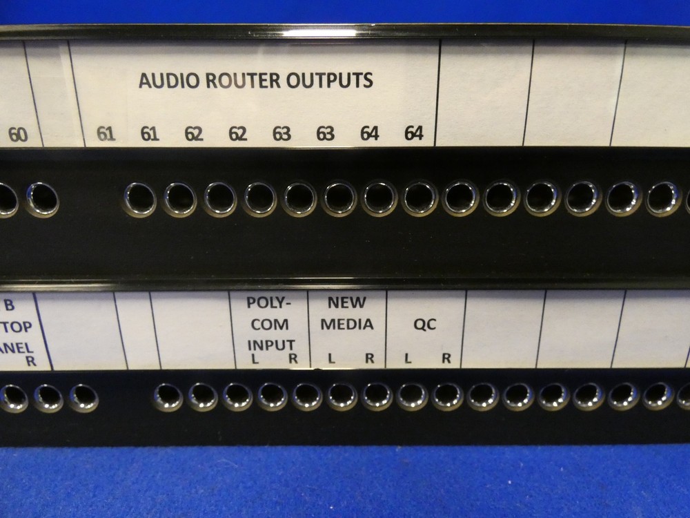 Audio Accessories 2x48 Half-Normalled Bantam Audio Patchbay