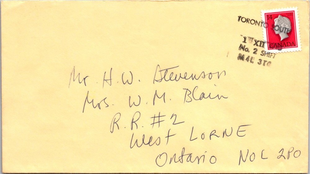 Canada 1900s Toronto South - A02253