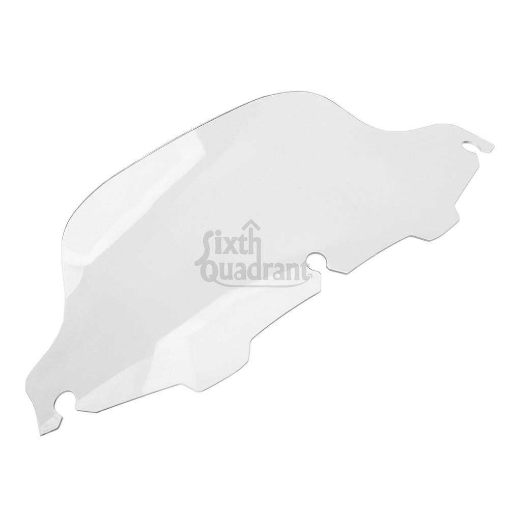 8" Clear Wave Windscreen Windshield For Harley Touring Electra Glide 1996-2013