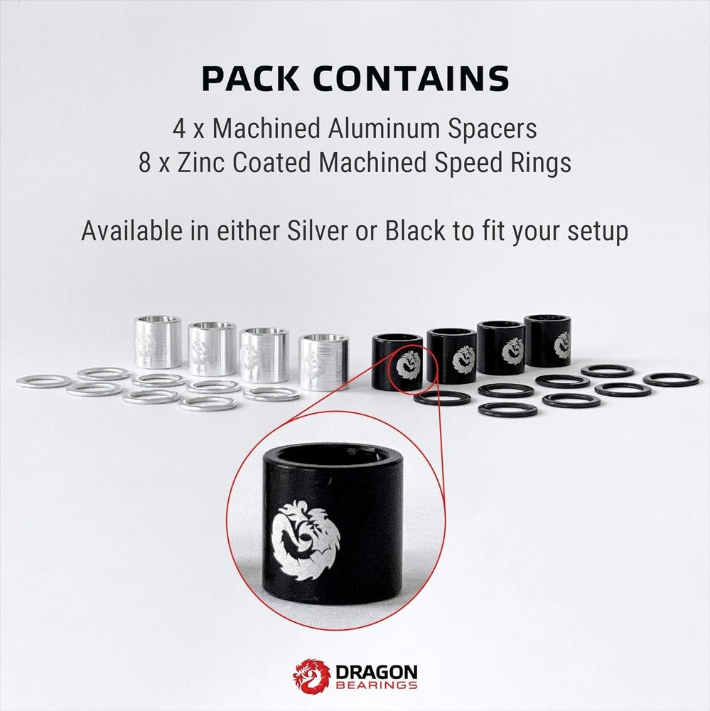 Skateboard Spacers and Washers