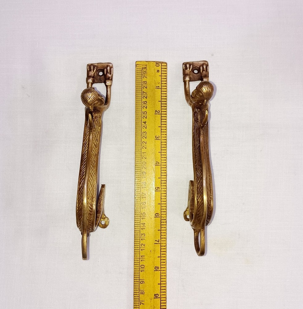 Vicious Chimpanzee Cabinet Pull Set Brass Tribal Monkey Cupboard Handle CA737