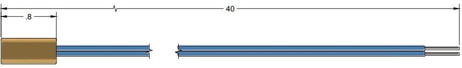 Replacement for Raypak 010787F Water Sensor