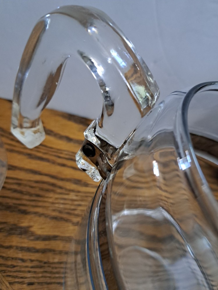VINTAGE PYREX CLEAR GLASS PERCULATOR POT