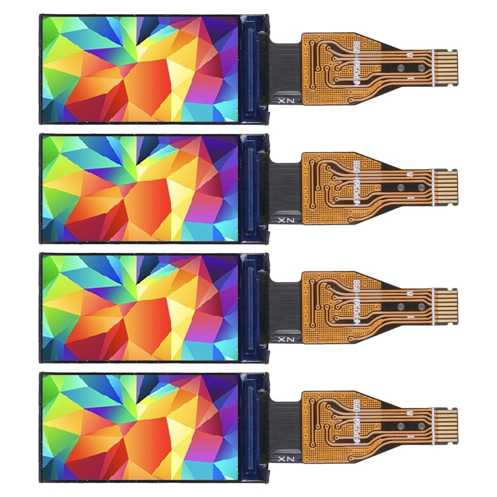 4Pcs 0.96in IPS Display Module Energy Saving High Transmittance ST7735S Drive Fo
