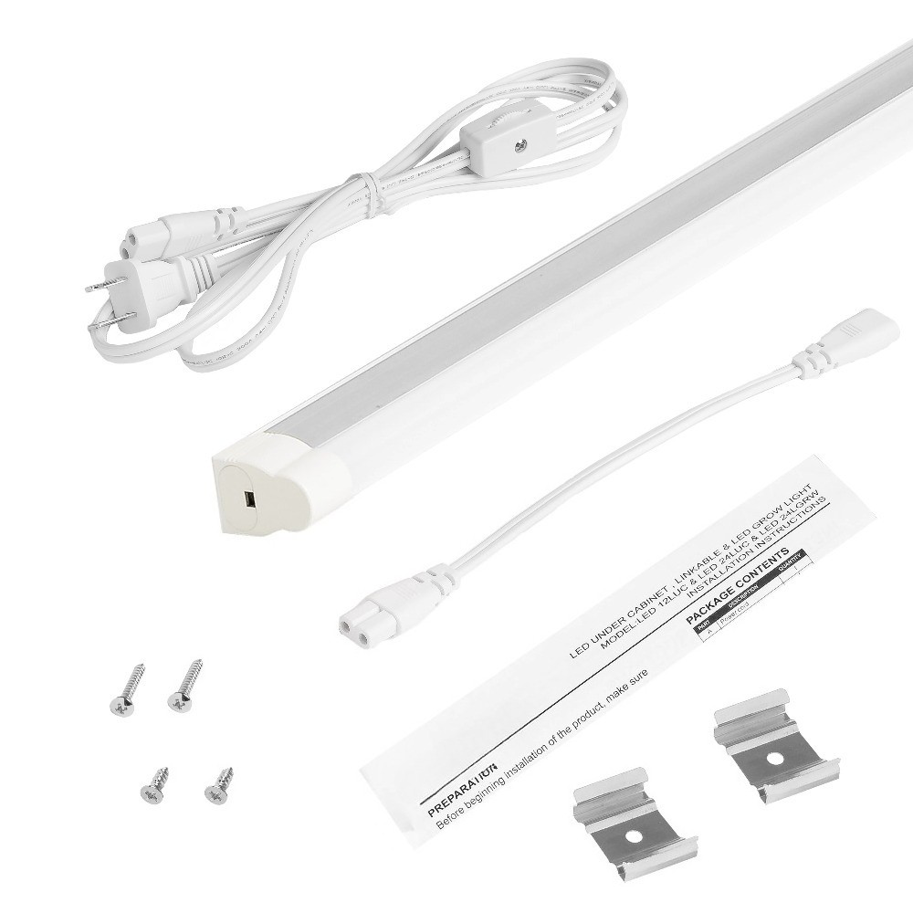 1300 Lumen 24" LED Under Cabinet Light, Linkable