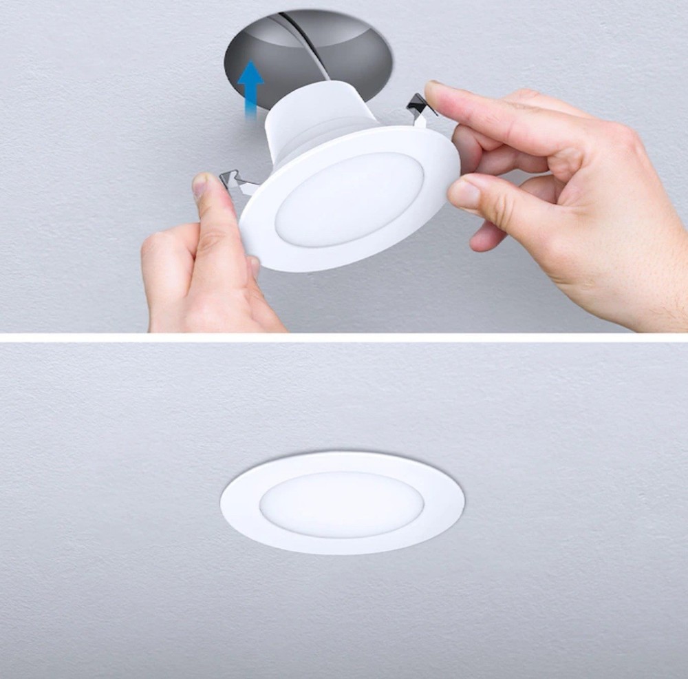 Utilitech Retrofit Kit White 4-in 650 -Lumens Switchable LED, Downlight 6 -Pack.