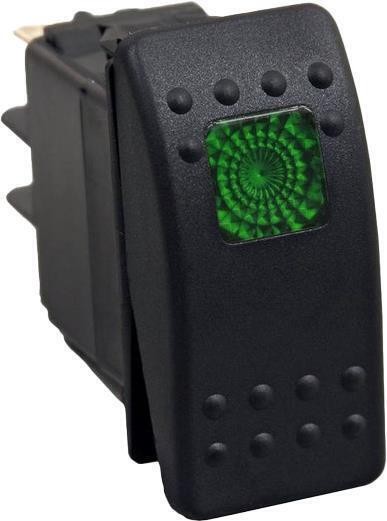 Open Trail SM106-005G Lighted Rocker Switch Green