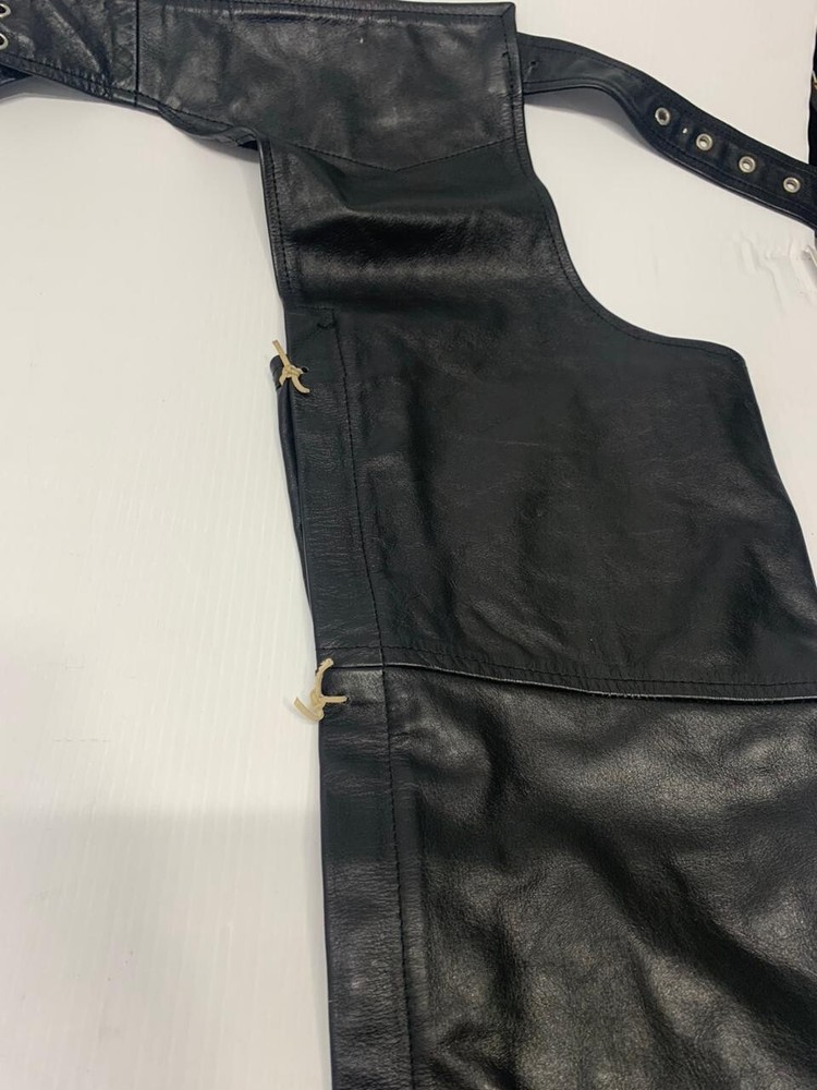 Jamin Leather Chaps Black Leather XXL Men's A67