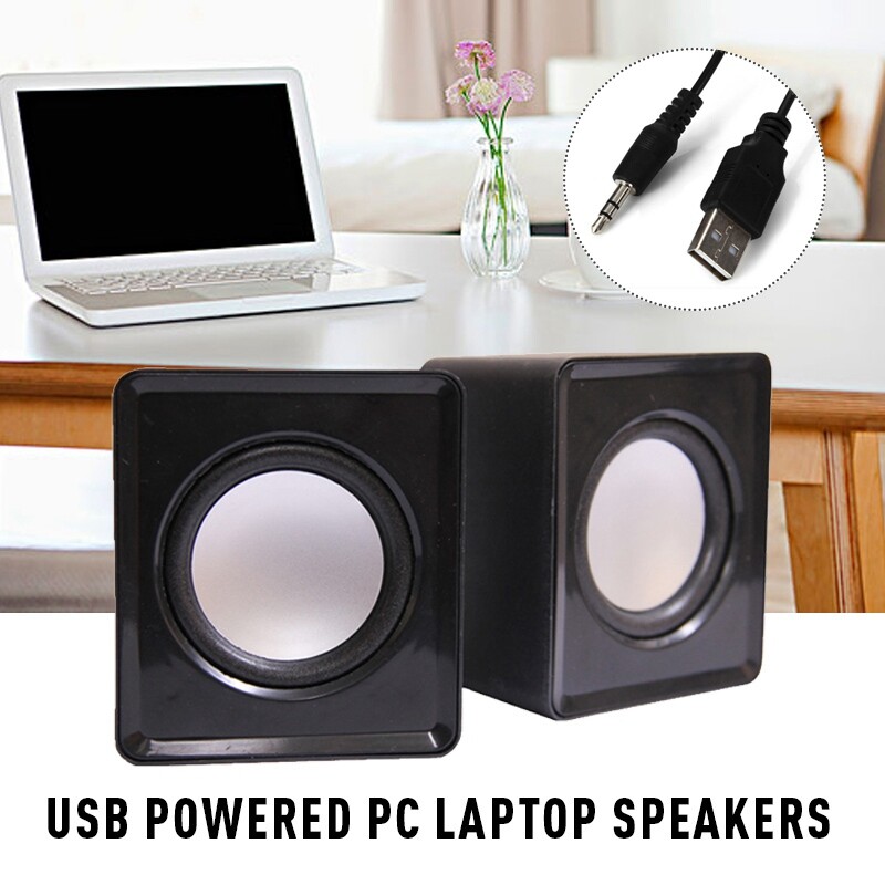 3.5mm Jack USB Wired Computer Speakers Stereo For PC Laptop Notebook Desktop