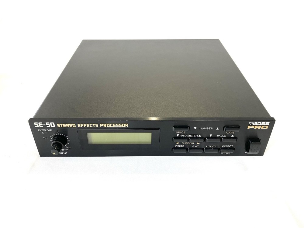 BOSS SE-50 Stereo Effects Processor Rack Unit Tested Working