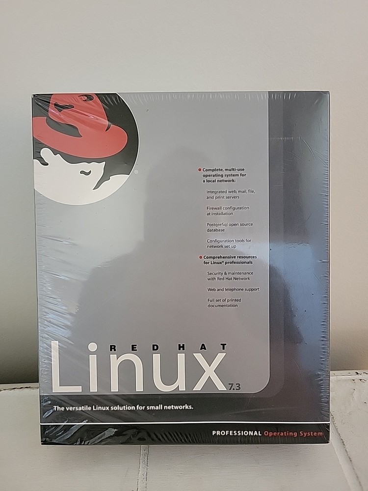 RED HAT Linux 7.3 Operating System The Linux Professional Brand New SEALED