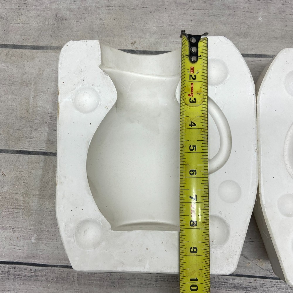 Unbranded Ceramic Casting Mold Fat Pitcher Jug W/Handle #820