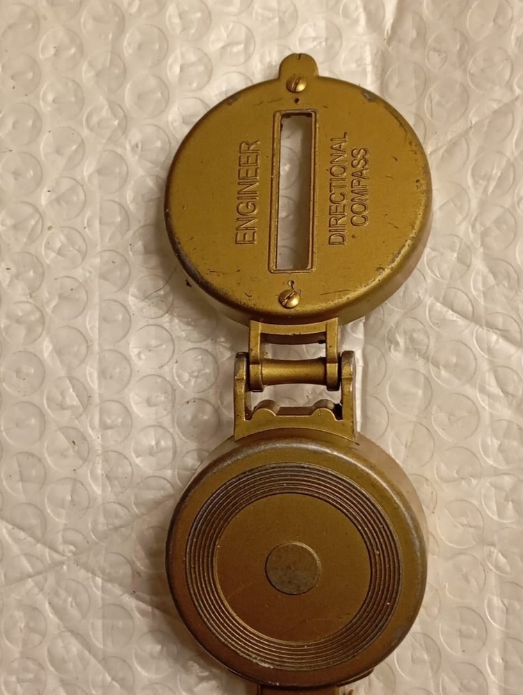 Lensatic Compass Liquid Filled - VINTAGE In Box