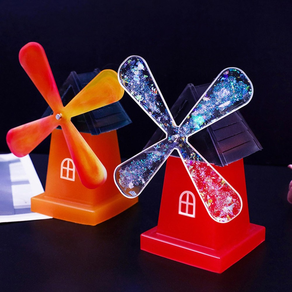 Soft Rotary Windmill Silicone Mould Resin Epoxy Casting DIY Craft Mold Tool