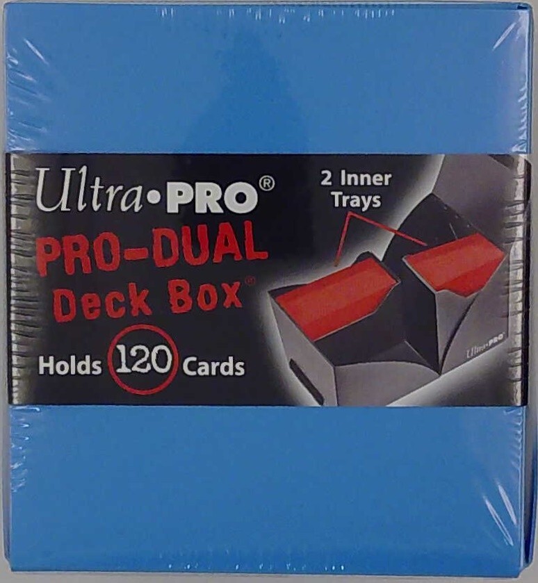 Ultra Pro Dual Small Deck Box 120 – Light Blue ULP 82985