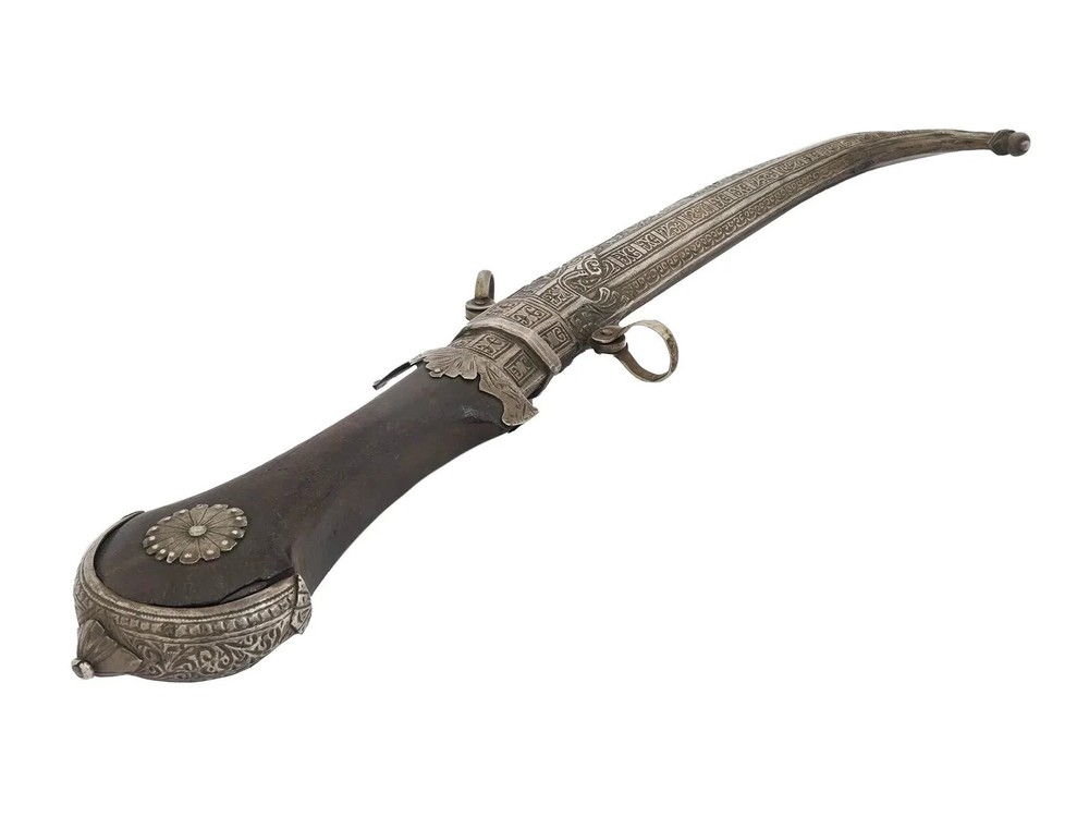 ANTIQUE MOROCCAN KOUMMYA DAGGER W. SHEATH