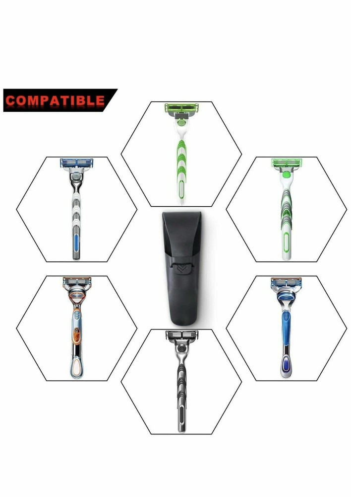 Razor Storage Case for Travel Safety, Waterproof