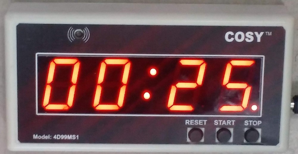 4 Digit - 99 minutes stopwatch 1" high LED digits