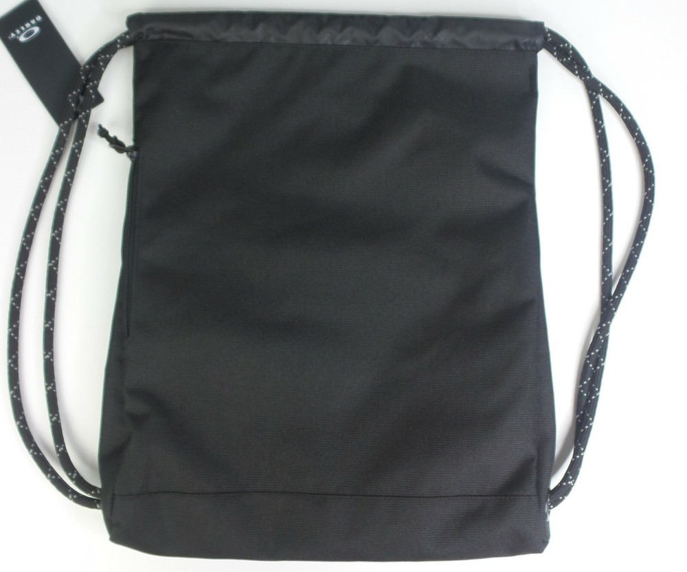 NEW Oakley Wall Graffiti Satchel Bag Blue Black Backpack Pull String Hiking Bag