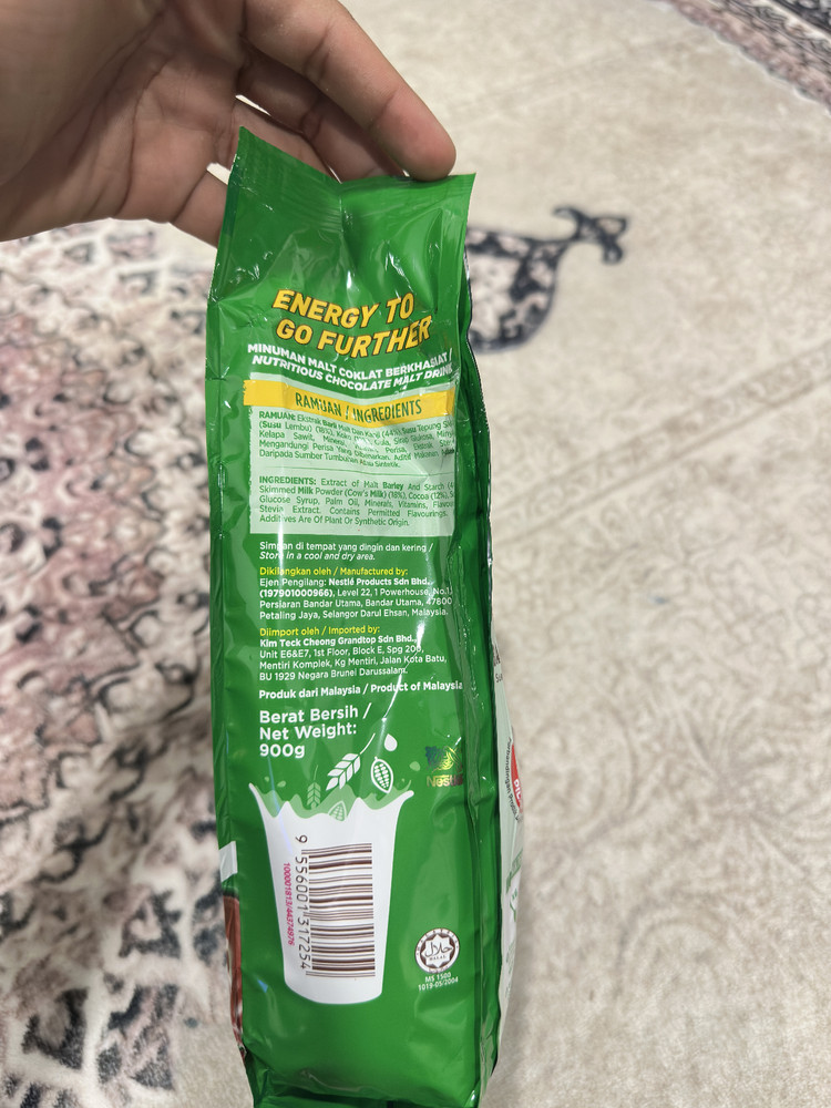 NESTLE MILO ACTIV-GO 900g Malted Chocolate Drinks Energy Drinks