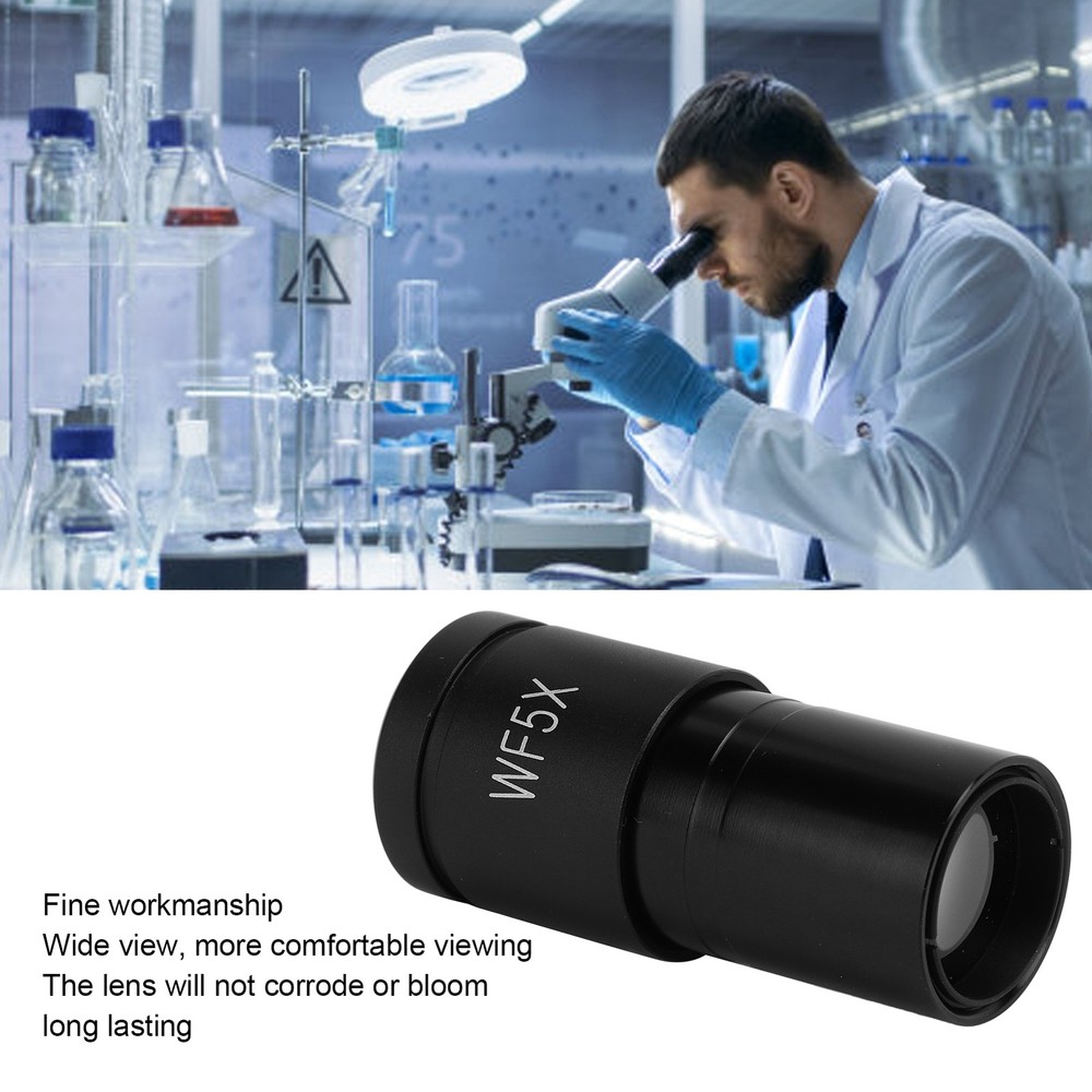 WF5X Microscope Eyepiece General Purpose High Definition Biological Type Wide