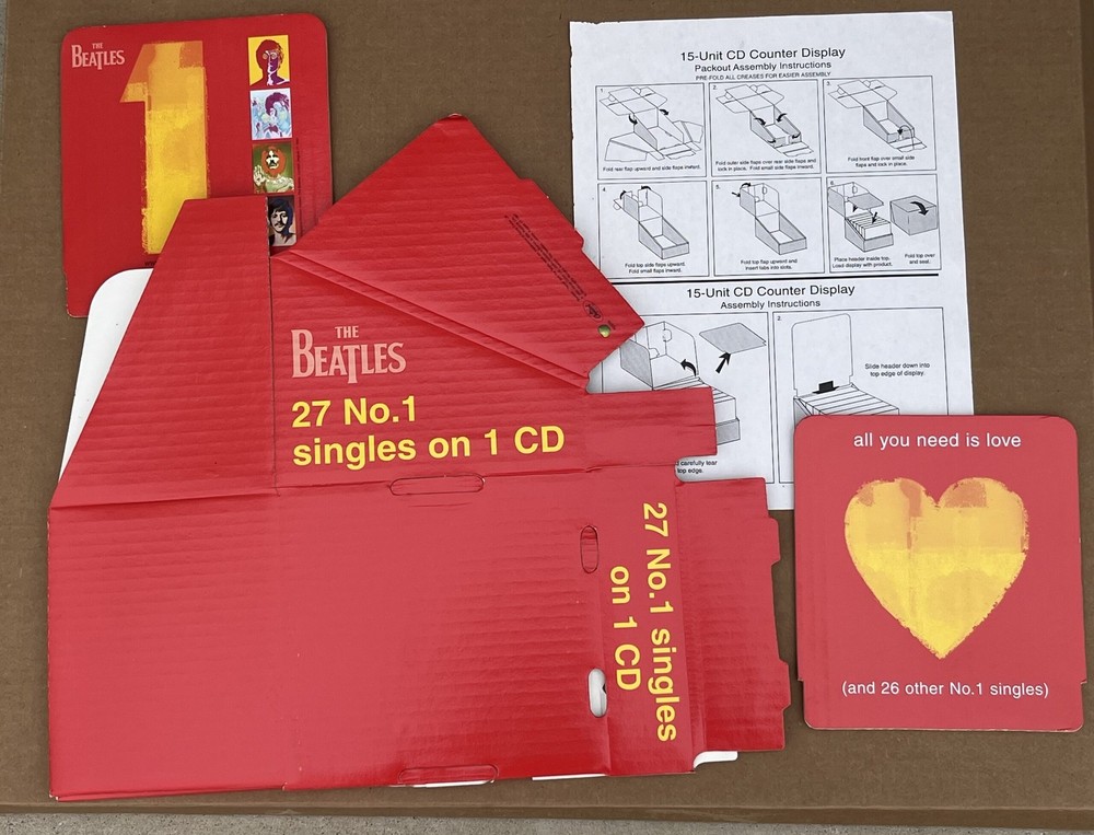 The Beatles 15 Unit Counter Display