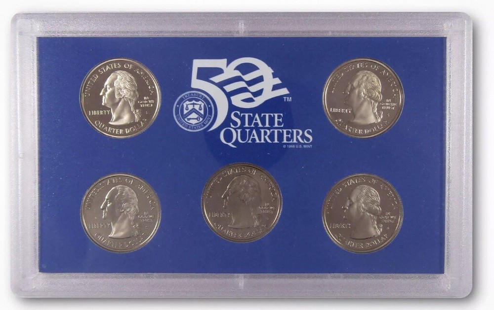 2003 State Quarter Clad Proof Set U.S. Mint Packaging OGP COA