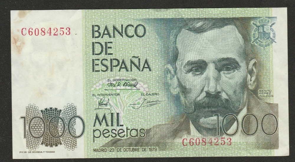 1979 (82) SPAIN 1,000 PESETA NOTE