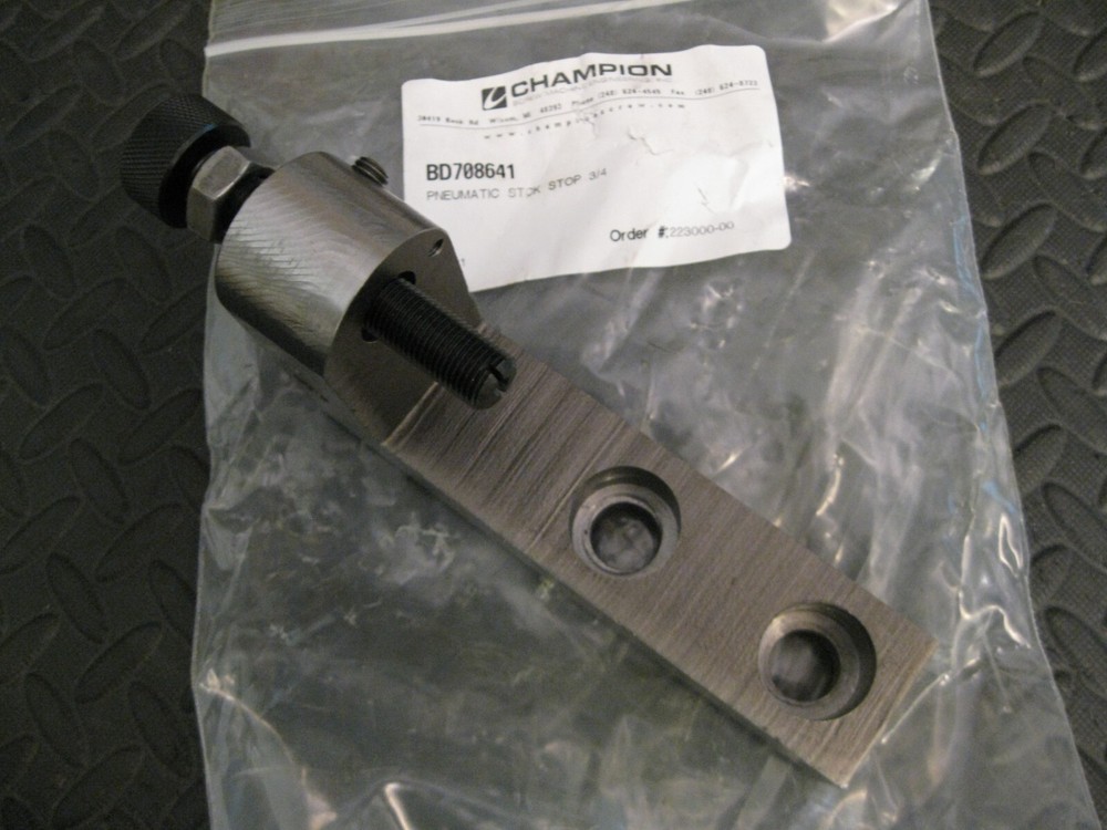 Champion BD708641 Pnuematic STCK Stop 3/4"
