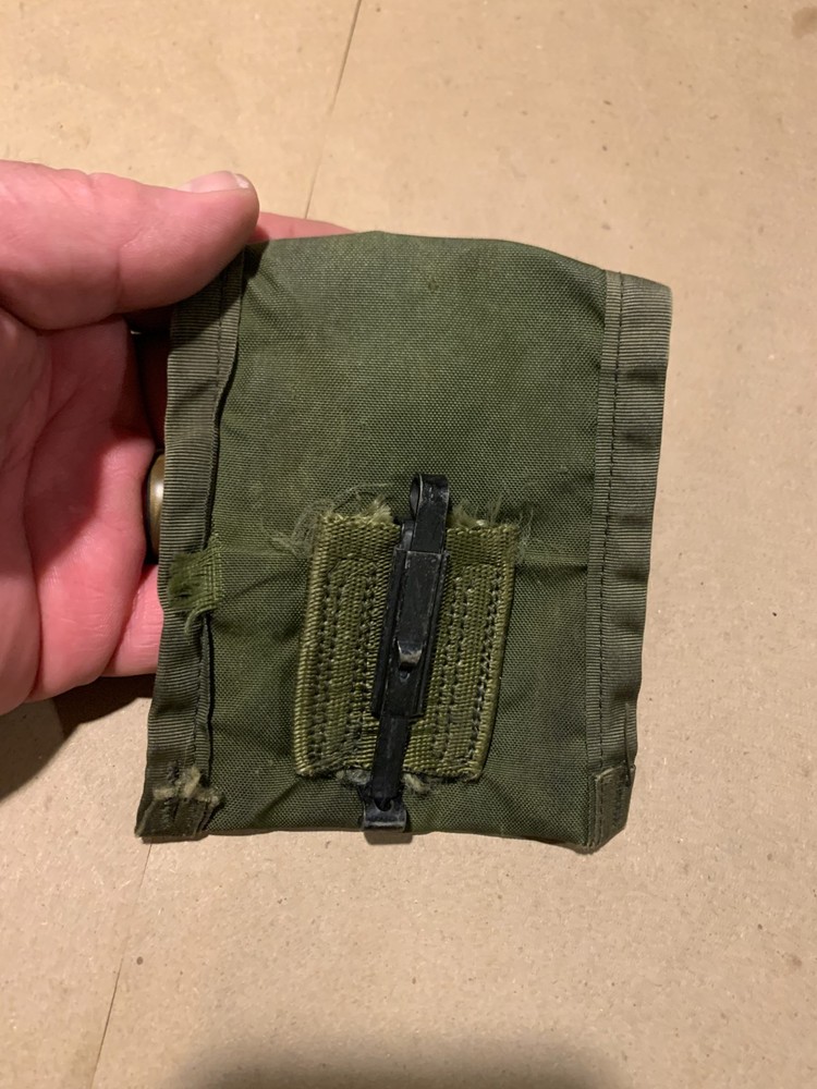 U.S. Military First Aid/Compass Pouch with Clip