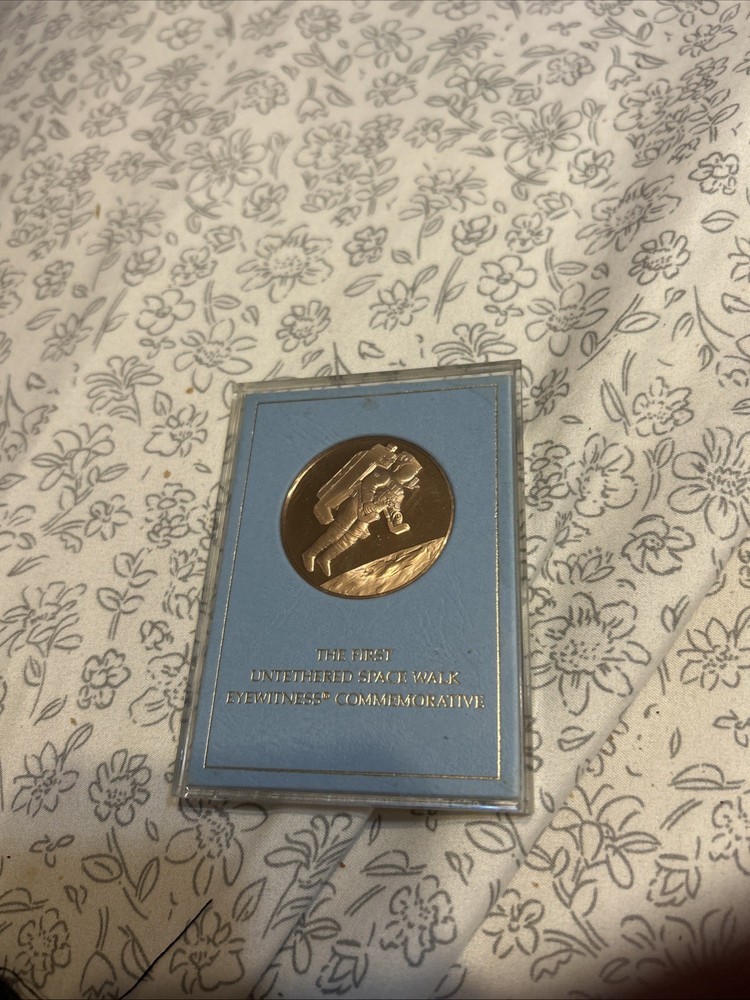 1984 The First Untenthered Space Walk Coin