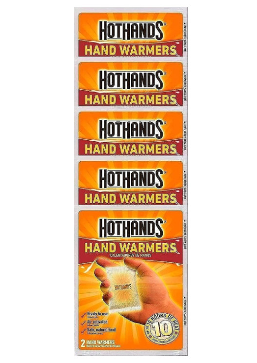 HotHands Hand Warmers 10 count 5 pack with 2 warmers per pack