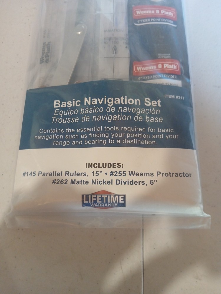 Weems & Plath No. 317 Basic Navigation Set Essential Tools