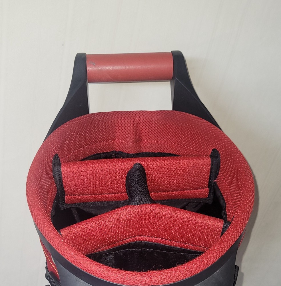 Sun Mountain Stand Carry Golf Bag 4-Way Divider, Red, & Black BROKEN STRAP