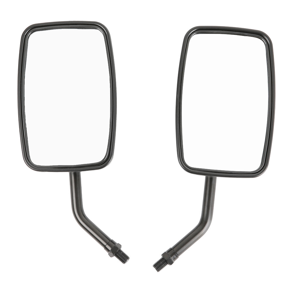 For Honda Shadow Phantom 750 VT750C2B Black Rectangle Motorcycle Side Mirrors