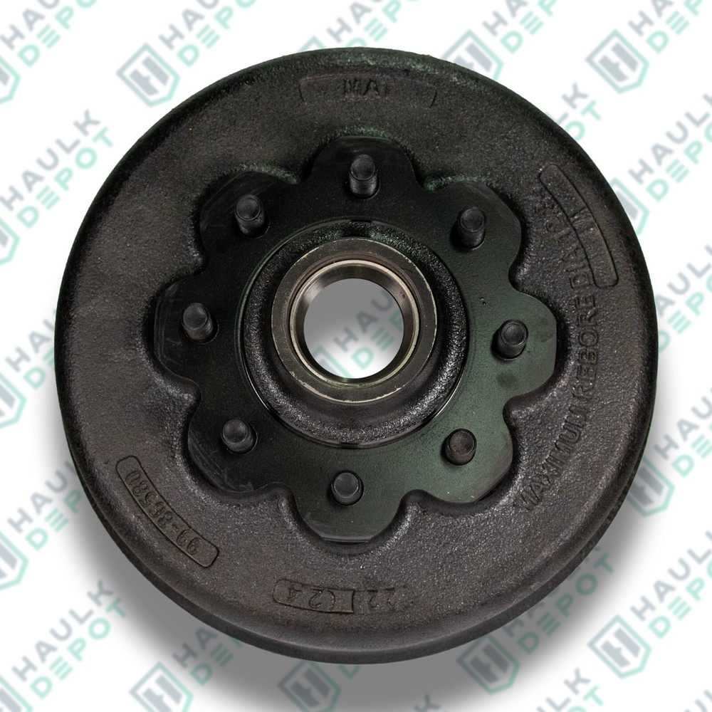 8,000 lbs Hub & Drum - Grease Cap - STUD 5/8 - MAT