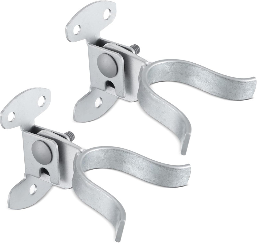 2 Pcs Gate Fork Latch, Suitable for 1-5/8" Fork, Fence Latch Hardware Wall Mount