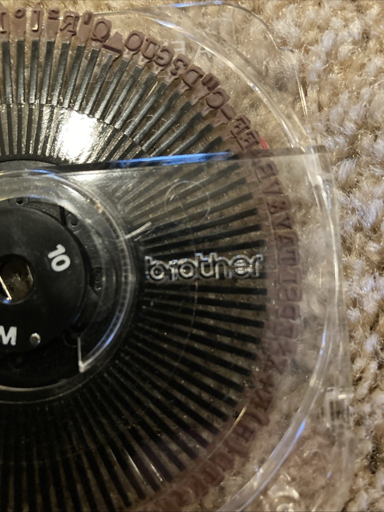 Used Compatible Brother Brougham 10 Typewriter Printwheel