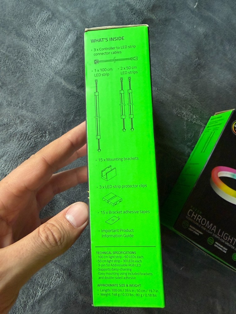Razer Chroma Light Strip Expansion Kit SEALED
