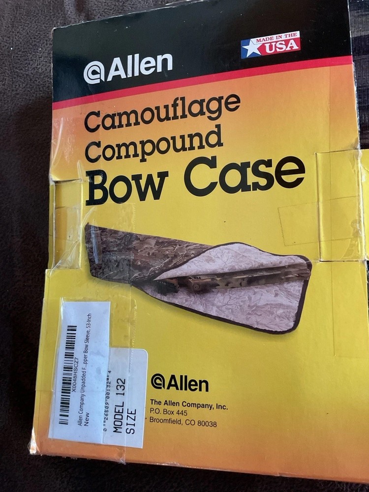 Allen compound bow camouflage case new inbox Model 132