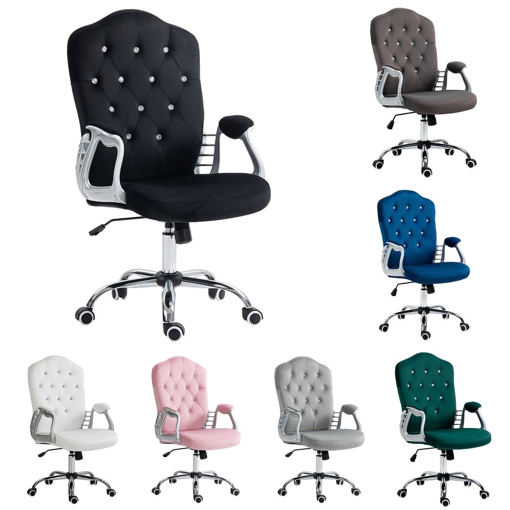 Vinsetto Home Office Chair with Adjustable Height Tilt Function