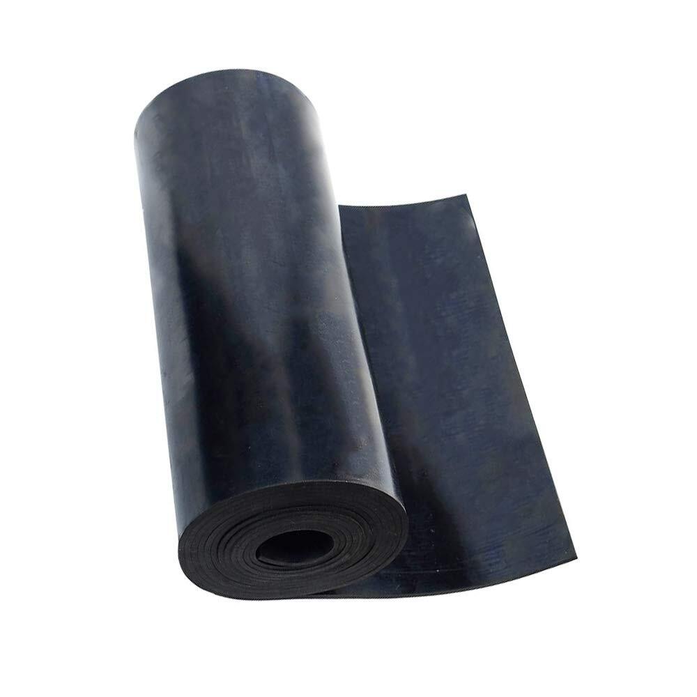 DOBTIM Rubber Strips 1/2(.500)" Thick X 1" Wide X 10'Long, Solid Rubber Rolls