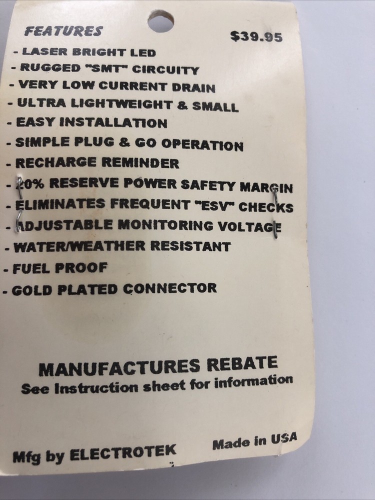 Gem 2000 Onboard Multi Function R/C Electronic Gaurdian Airtronics 6.0 Volt, NIP